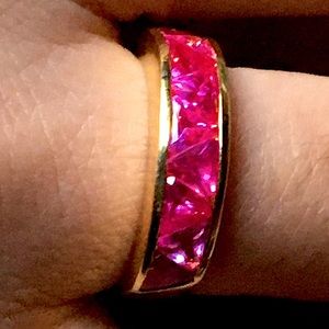 Sterling Silver Rhodolite Garnet Cocktail💍 🎈Last Chance! Offers welcome.🎈